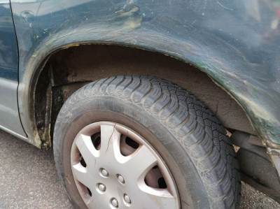 Treated wheel arches